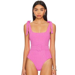 BEACH RIOT Sydney One Piece in Petal Pink Scrunch ❤️NWT❤️IN STORES❤️